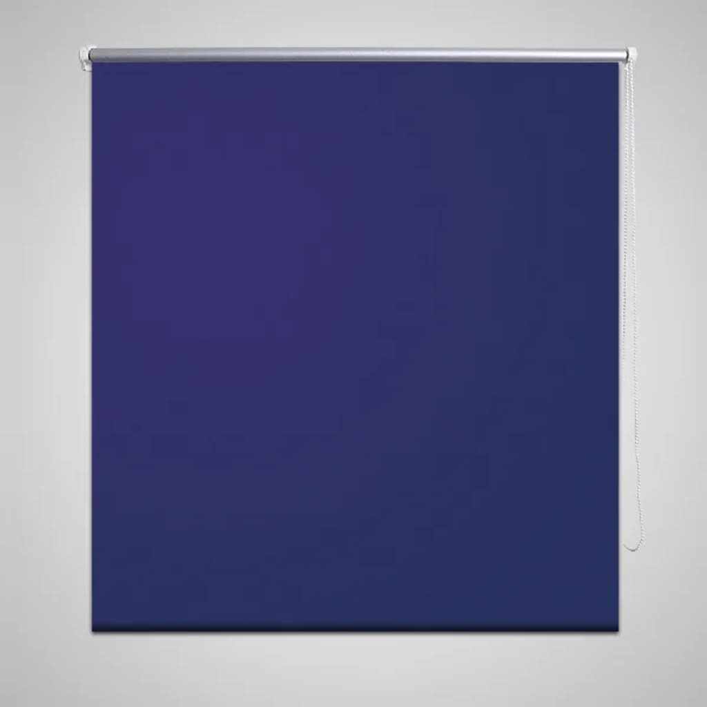 Jaluzea tip rulou opacă, 60x120, cm, bleumarin / albastru