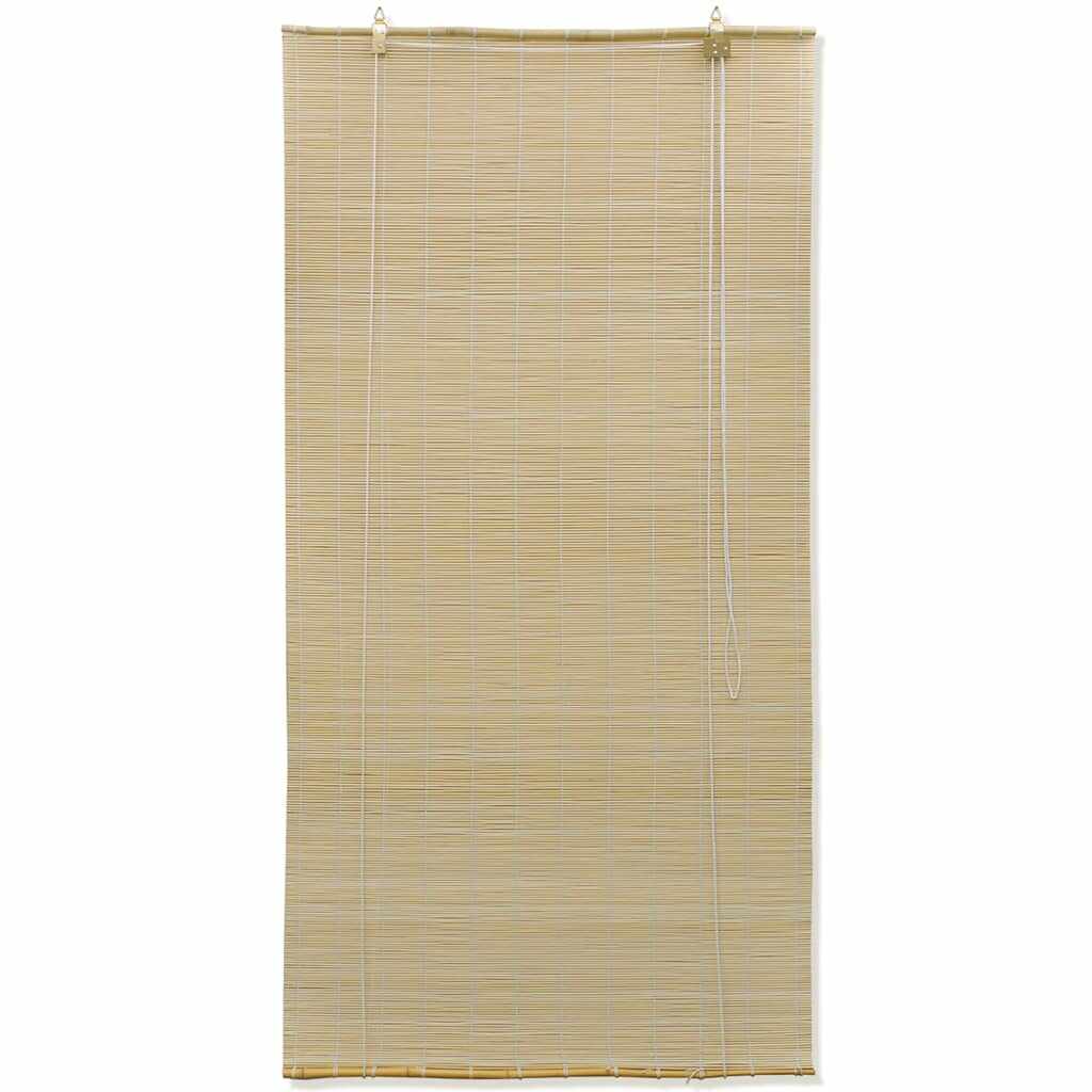 Jaluzele rulabile, 120 x 220 cm, bambus natural