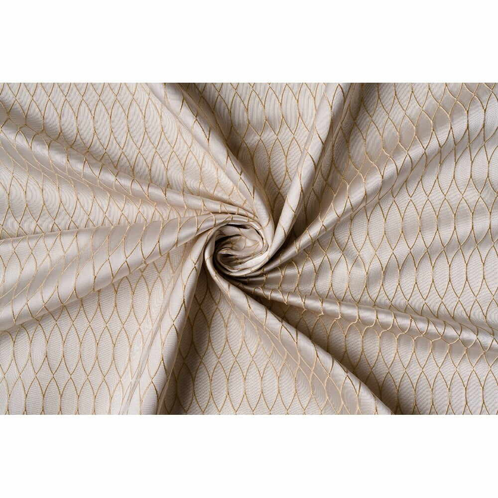 Draperie bej-aurie 140x260 cm Lionel – Mendola Fabrics