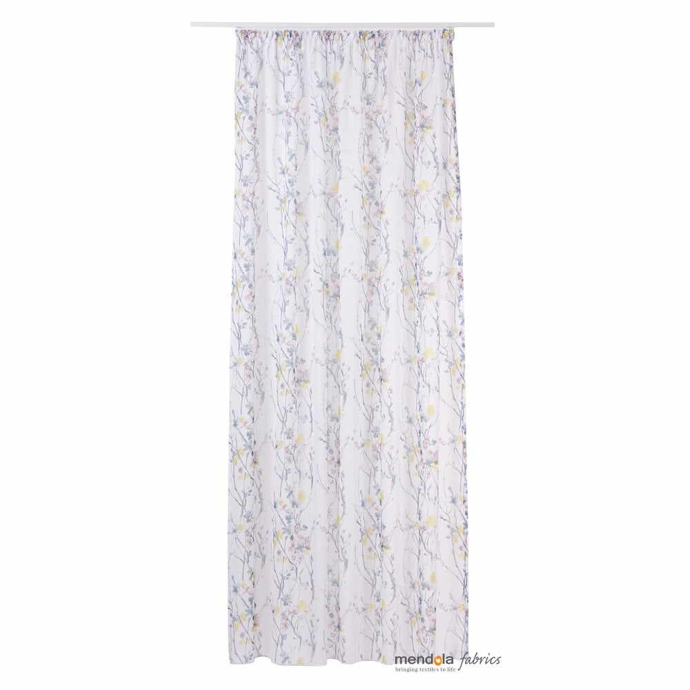 Perdea alb-gri 300x260 cm Olivia – Mendola Fabrics