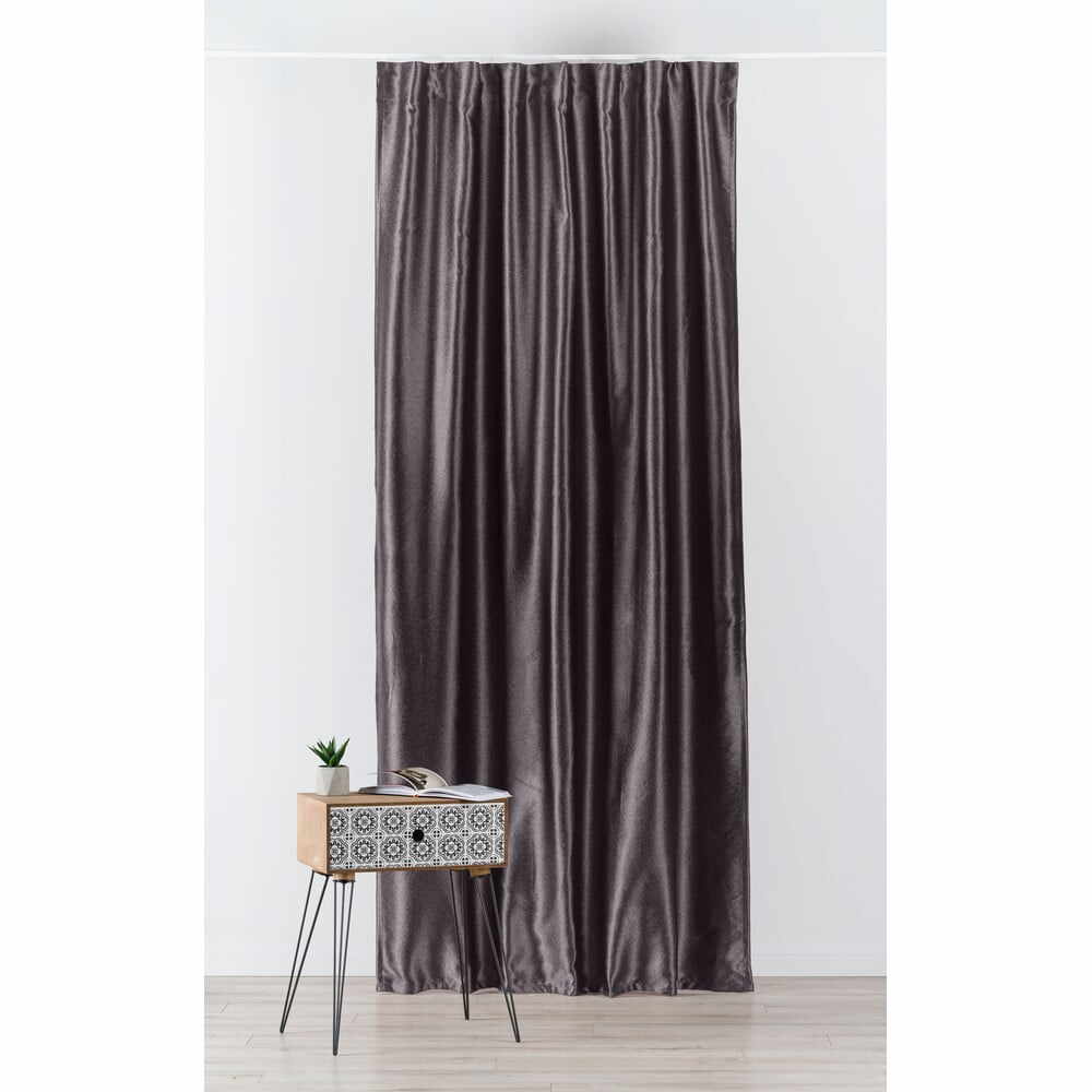 Draperie gri antracit blackout 135x245 cm Supreme – Mendola Fabrics