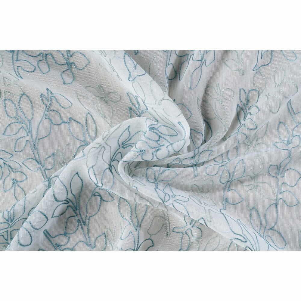 Perdea alb-albastru 300x260 cm Urma – Mendola Fabrics