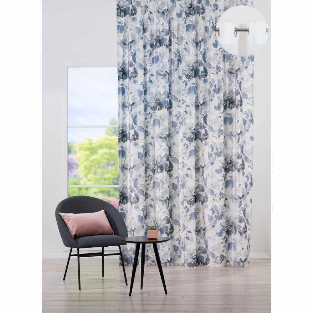 Draperie albă/gri 140x260 cm Nirvana – Mendola Fabrics