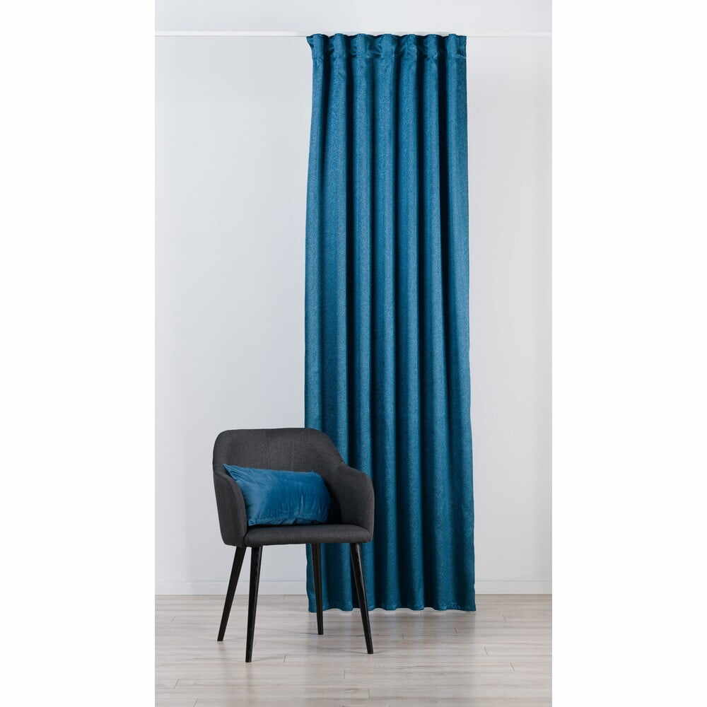 Draperie albastră 135x245 cm cu cârlige Supreme – Mendola Fabrics