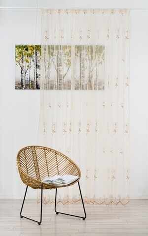 Perdea Mendola Interior, Gatsby, 300x245 cm, poliester, piersica
